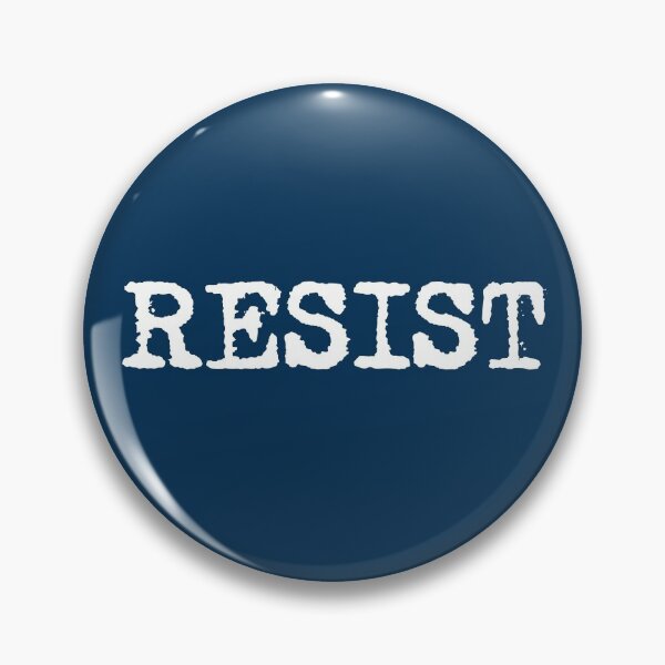 Item preview, RESIST - White retro typewriter font designed and sold by Susan Prolman.