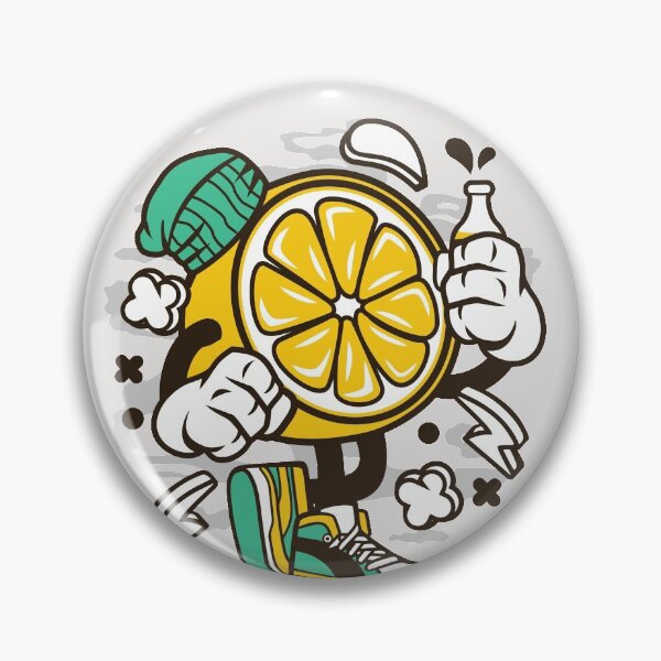 Item preview, Lemon Cartoon Character - Crazy fun art illustration designed and sold by Nickelparis.