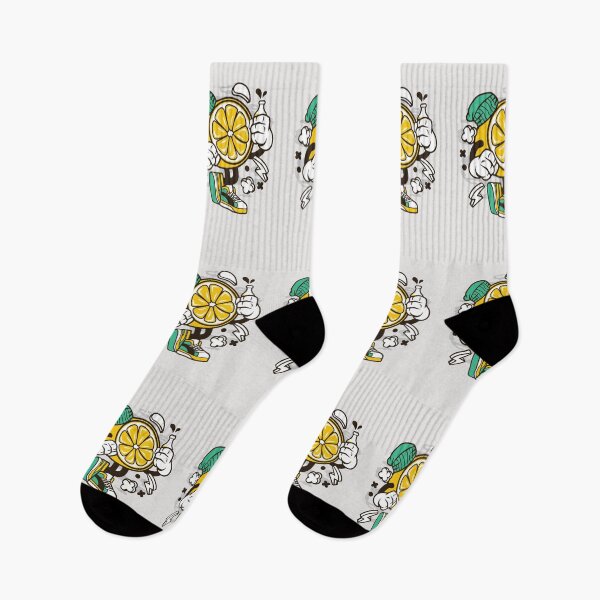 Item preview, Lemon Cartoon Character - Crazy fun art illustration designed and sold by Nickelparis.