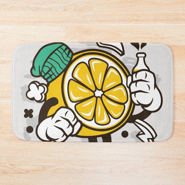 Item preview, Lemon Cartoon Character - Crazy fun art illustration designed and sold by Nickelparis.