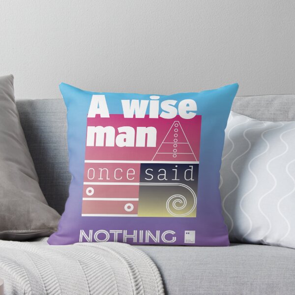 Item preview, A wise man once said nothing designed and sold by quotesonposters.