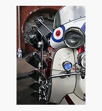 Lambretta SX200 parked and proud. Photographic Print