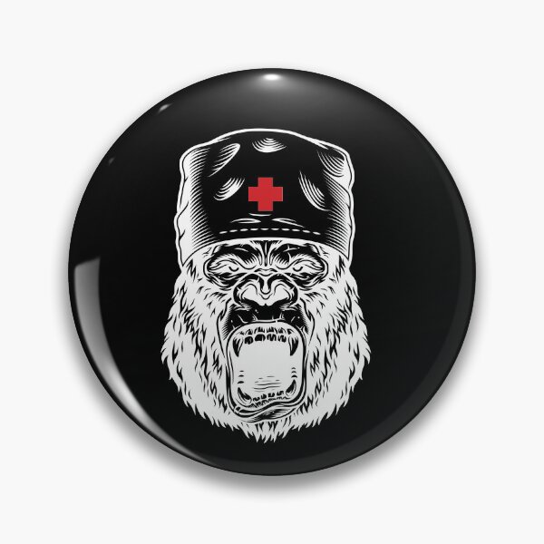 Item preview, Angry Monkey monochrome style designed and sold by Amineharoni.