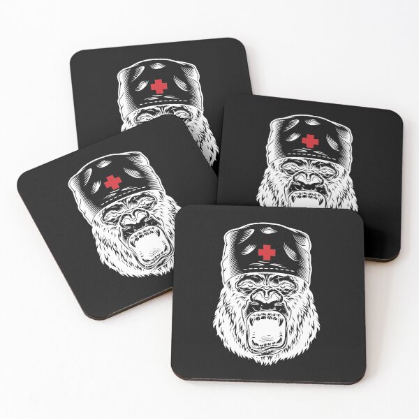 Item preview, Angry Monkey monochrome style designed and sold by Amineharoni.