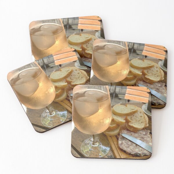 France: Rosé in Uzes Coasters (Set of 4)