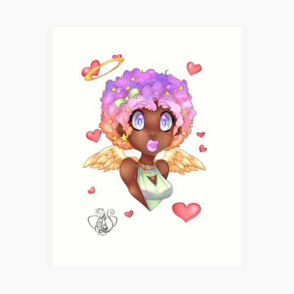 Item preview, Kawaii Melanin designed and sold by NekopheliaArt.