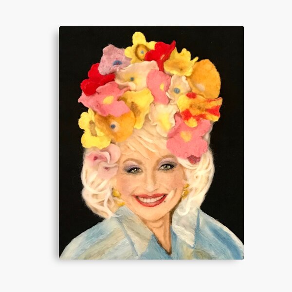 Dolly Parton (Well, I Just Love Everybody) Canvas Print