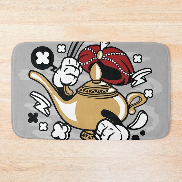 Item preview, Magic Lamp Cartoon Character - Crazy fun art illustration designed and sold by Nickelparis.
