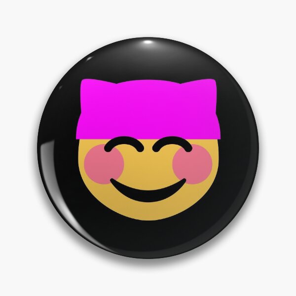 Item preview,  pink pussy hat emoji designed and sold by Gossip Rag.