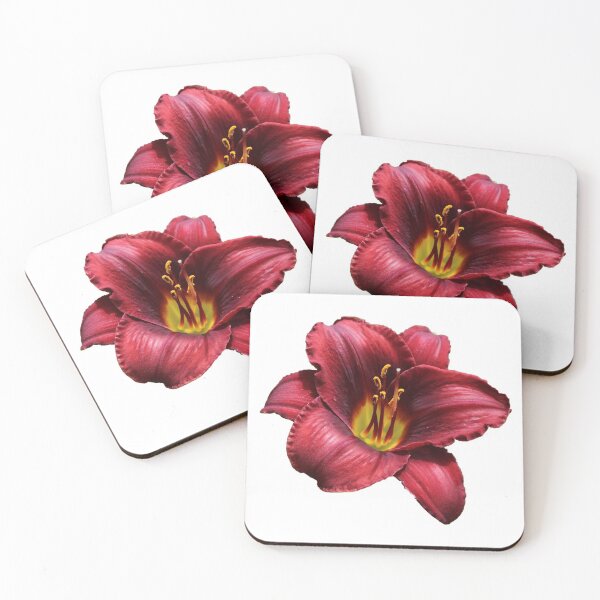 Item preview, Red day lily designed and sold by Ane Slabic.