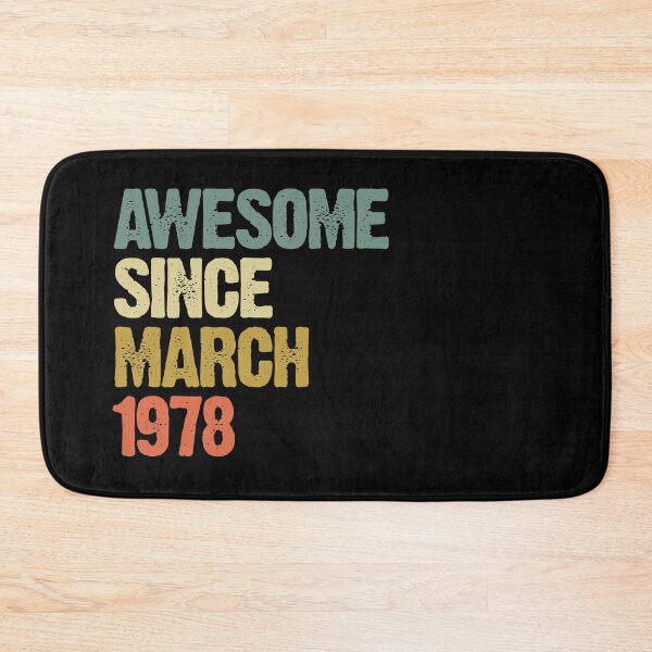 Item preview, Awesome Since March 1978 42nd Birthday Gift designed and sold by vomaria.