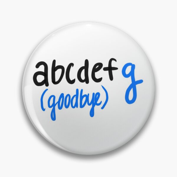 Item preview, ABCDEFG, goodbye designed and sold by adieylon.