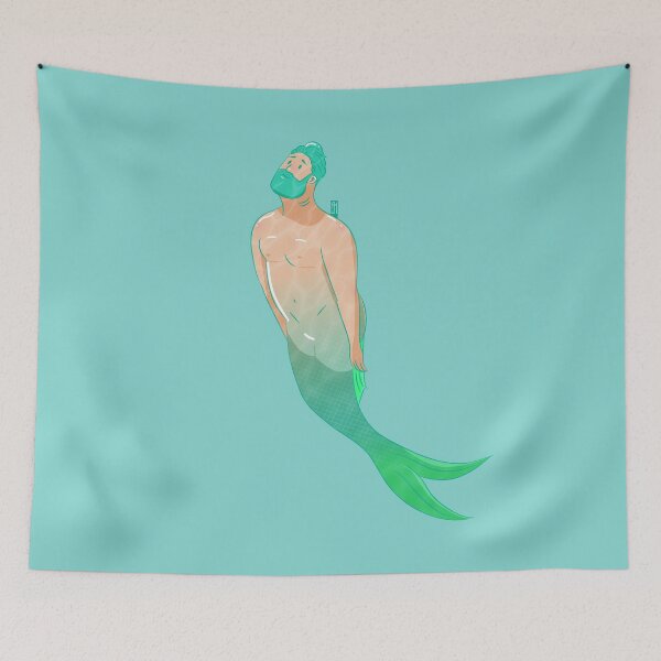 Item preview, MERMAN BLUE - GAY BEAR designed and sold by gbshop.
