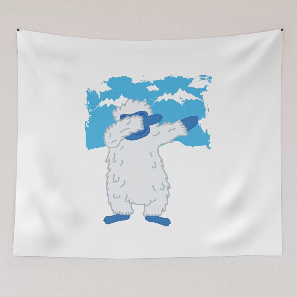 Item preview, Dabbing Yeti: Dab Through the Snow designed and sold by friendlyspoon.