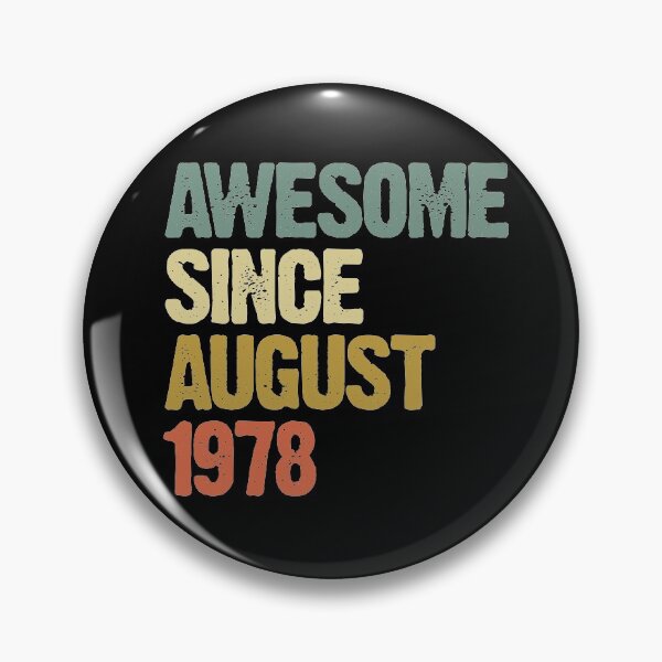 Item preview, Awesome Since August 1978 42nd Birthday Gift designed and sold by vomaria.
