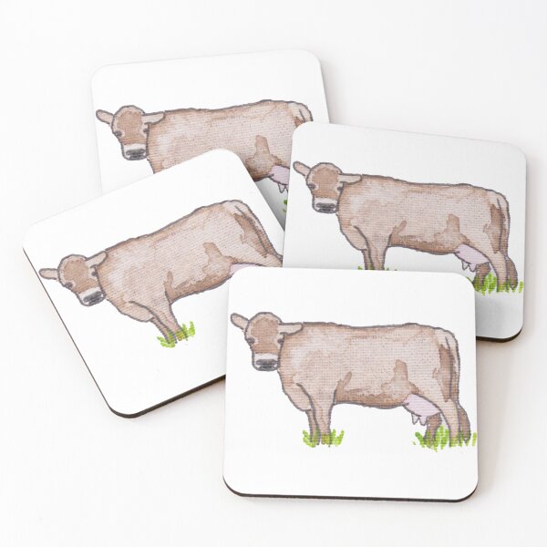 Item preview, Watercolor Brown Swiss designed and sold by shelovesducks.