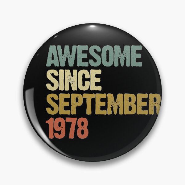 Item preview, Awesome Since September 1978 42nd Birthday Gift designed and sold by vomaria.