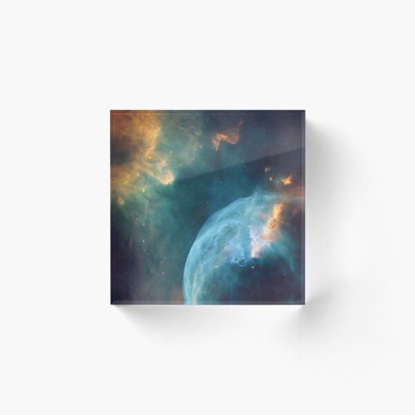 Galaxy Nebula Acrylic Block