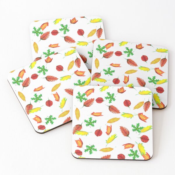 Item preview, Loose Fall Leaves (White Background) designed and sold by ArtByLM.