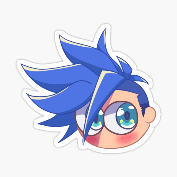 Blushing cursed emoji Sticker for Sale by Shred-Lettuce