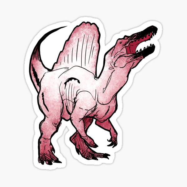 Graphic Spinosaurus Sticker