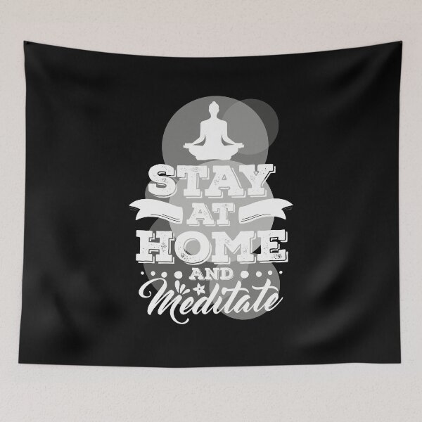 Item preview, Copy of Stay At Home And Meditate. Coronavirus. Quarantine Life designed and sold by graphicmeyou.