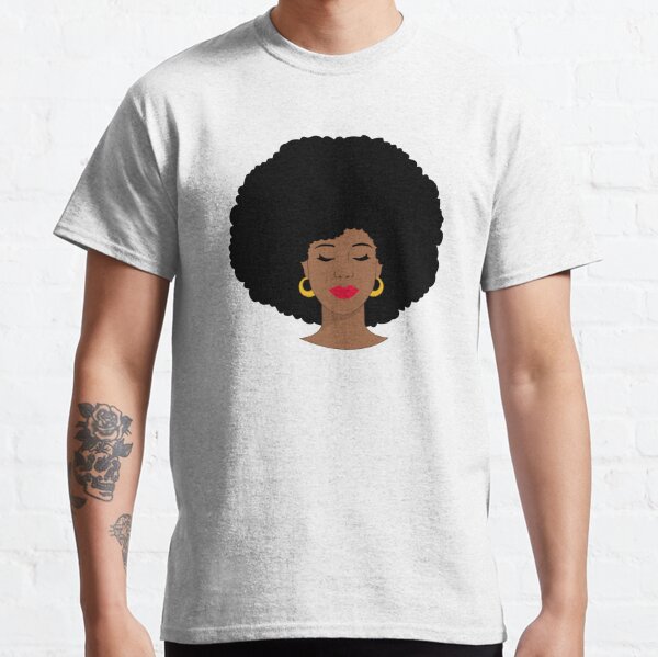 Natural Girls T Shirts Redbubble - 80s glam black hair extensions roblox