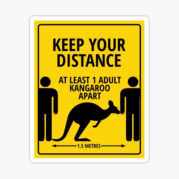 Item preview, Please Keep At Least 1 Kangaroo Apart designed and sold by Combat Design.