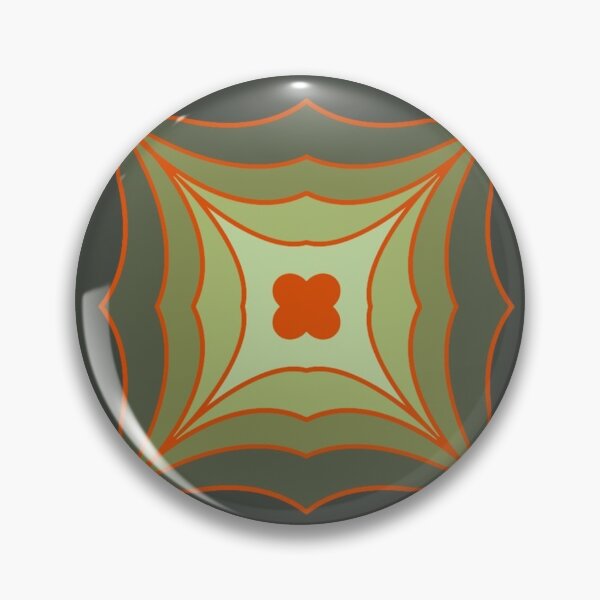 Item preview, green and orange jewel designed and sold by susyrdesign.