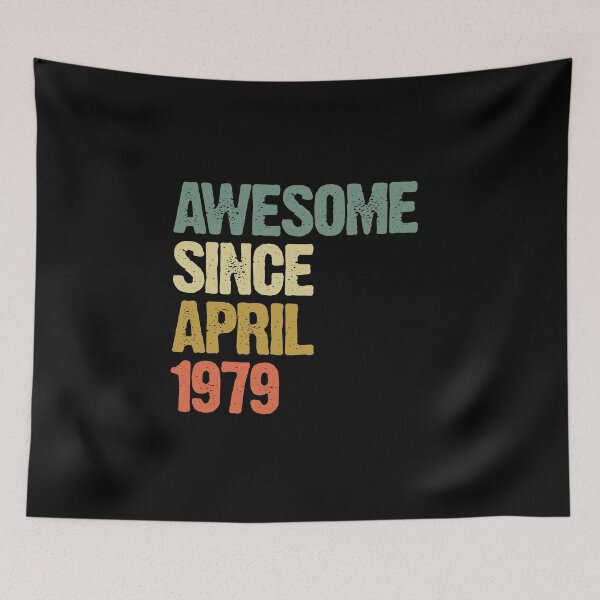 Item preview, Awesome Since April 1979 41st Birthday Gift designed and sold by vomaria.