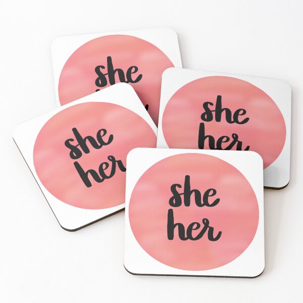 Item preview, she her pronoun designed and sold by natnotmatt.