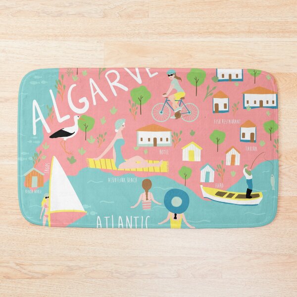 Item preview, Algarve Map designed and sold by MonicaMota.