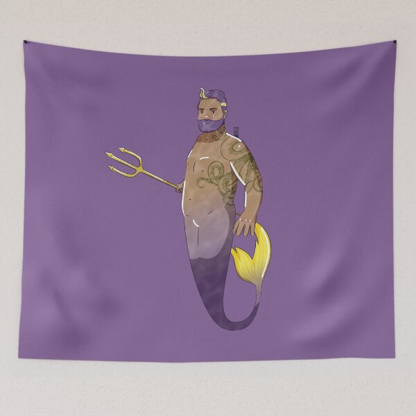 Item preview, MERMAN PURPLE - GAY BEAR designed and sold by gbshop.