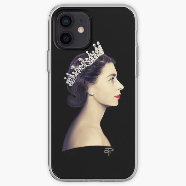 QUEEN ELIZABETH II - THE YOUNG QUEEN IN PROFILE iPhone Soft Case