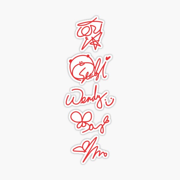 RED VELVET SIGNATURES