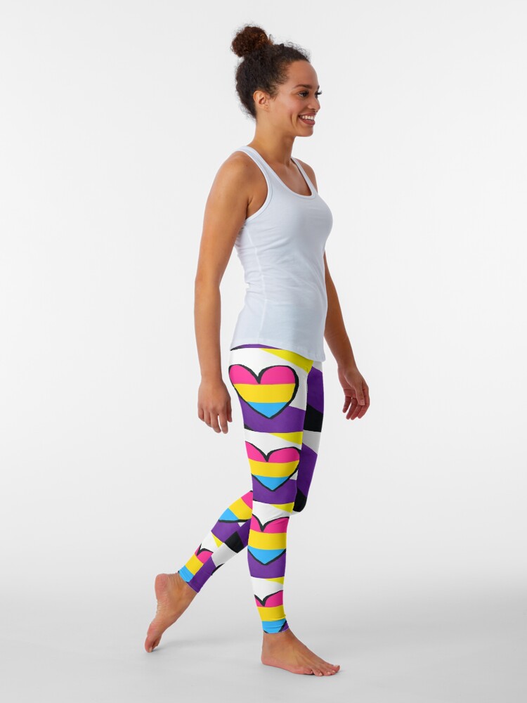 Discover Pansexual Nonbinary Pride Leggings