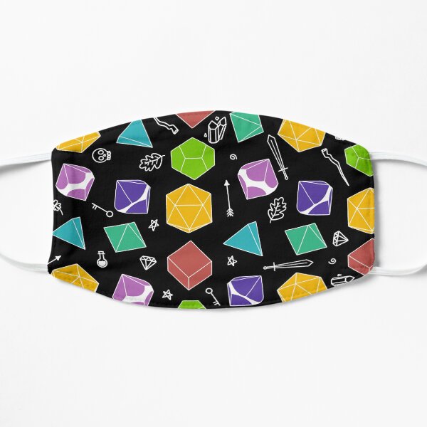 DnD Dice ‘n’ Stuff Flat Mask