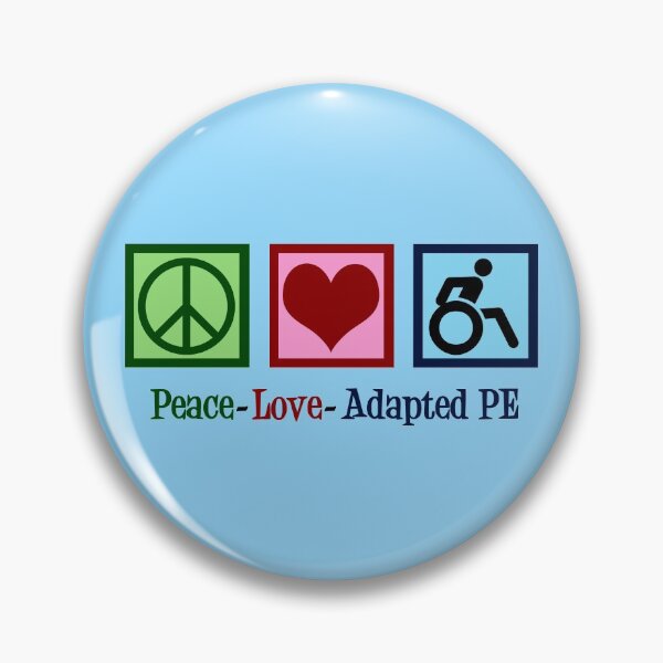 Item preview, Peace Love Adapted PE designed and sold by Epic Love Designs.