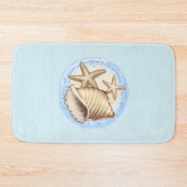 Item preview, Seashell Starfish Bubbles designed and sold by artmuvz.