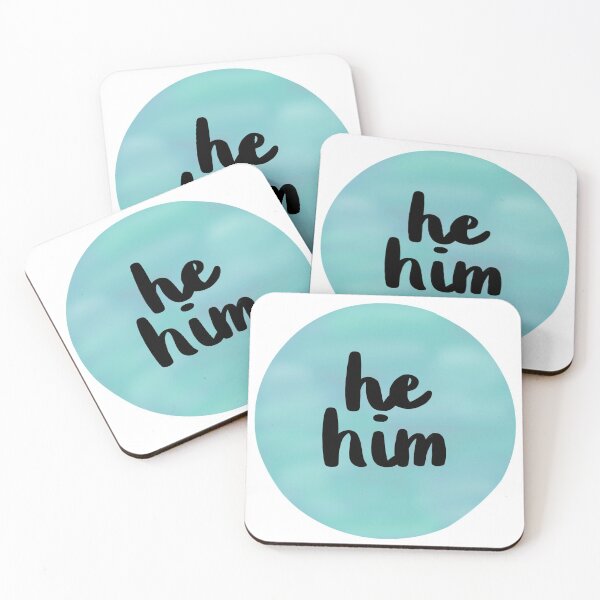 Item preview, he him pronouns designed and sold by natnotmatt.