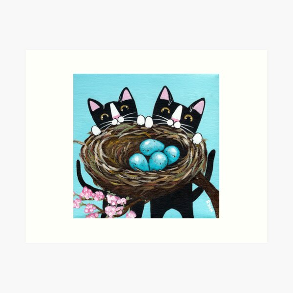 Item preview, The Robins Nest designed and sold by KilkennyCat Art.