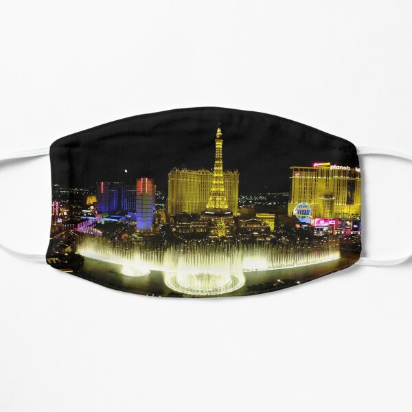 View from Bellagio, Las Vegas Mask