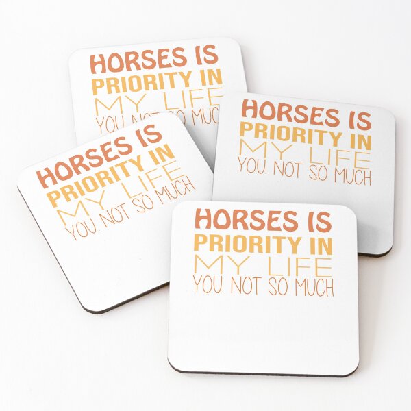 Item preview, gift for horses lovers HORSES IS PRIORITY IN MY LIFE YOU NOT SO MUCH face  masks  designed and sold by alaechamlal.