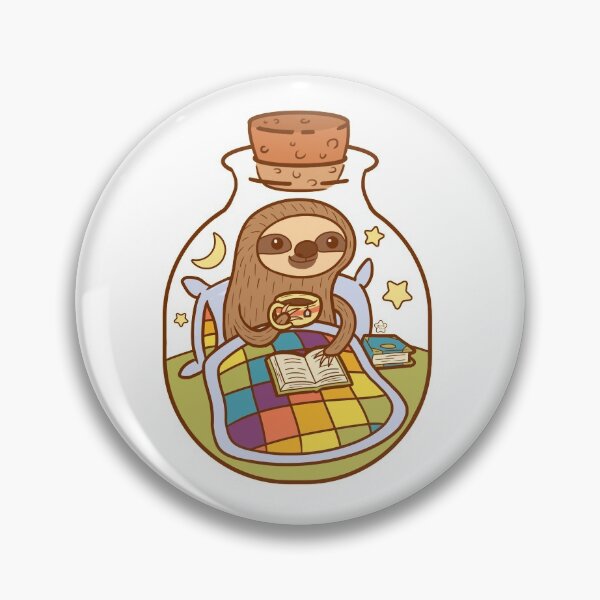 Paresse dans une bouteille Badge