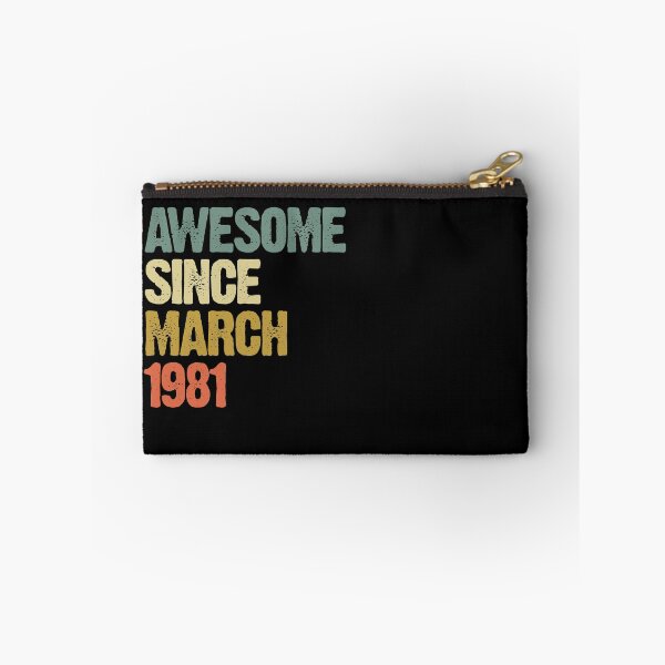 Item preview, Awesome Since March 1981 39th Birthday Gift designed and sold by vomaria.