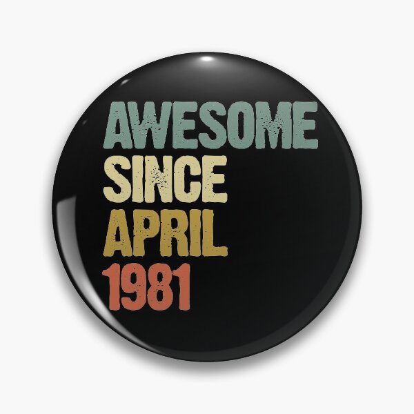 Item preview, Awesome Since April 1981 39th Birthday Gift designed and sold by vomaria.