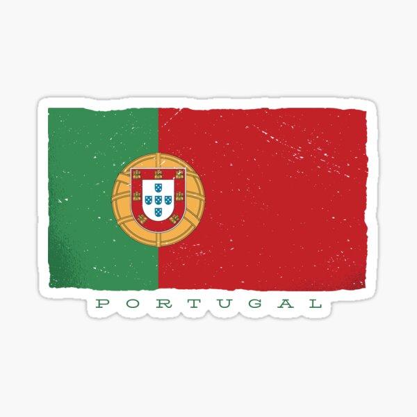 I Am Not Yelling I'm Just Speaking Portuguese Flag Portugal Vinyl Decal Sticker