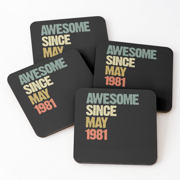 Item preview, Awesome Since May 1981 39th Birthday Gift designed and sold by vomaria.