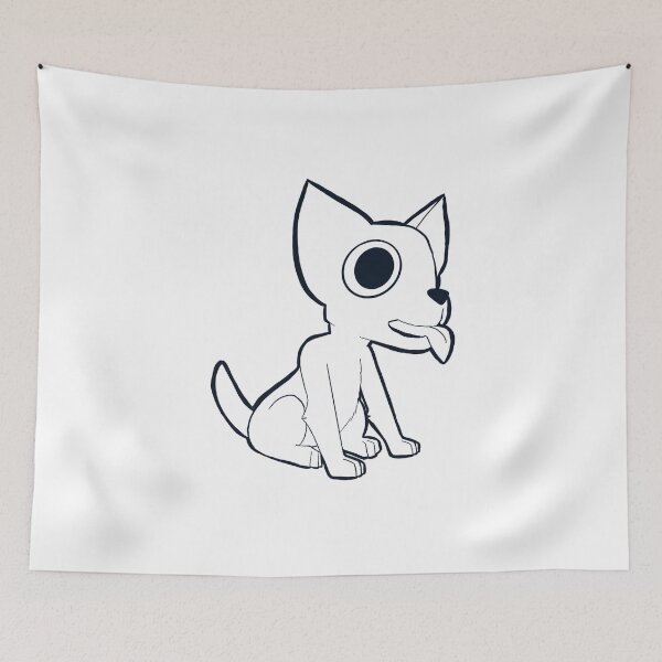 Item preview, Charlie the Chihuahua - Line Art w/ Transparent Background designed and sold by RMH-MRH-ART.