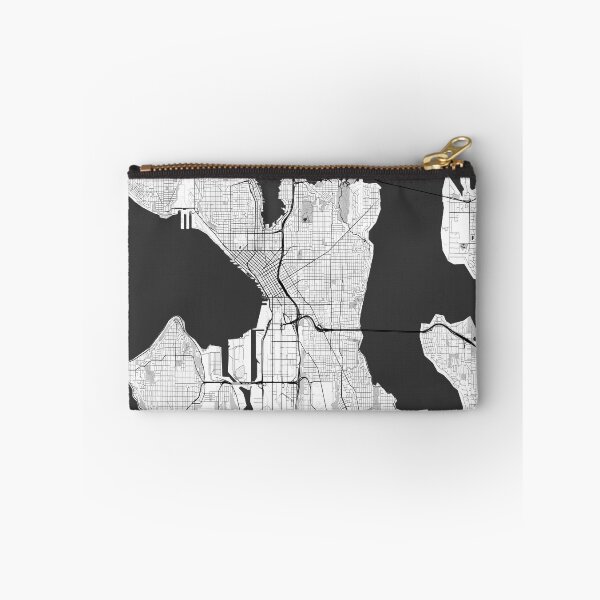 Item preview, Seattle Map Gray designed and sold by HubertRoguski.